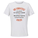 Maillot de Sport Femme Une Conductrice Aussi Geniale - T-Shirt Respirant Polyester Manches Courtes - Cadeau Sportive Anniversaire Noël Fête des Mères