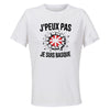 Maillot de Sport Femme Basque J'peux Pas - T-Shirt Respirant Polyester Manches Courtes - Cadeau Sportive Anniversaire Noël Fête des Mères