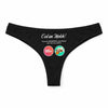 Culotte Tanga Personnalisé Femme Basketball - sous-Vêtement Coton Idée Cadeau Humour Saint Valentin Anniversaire
