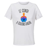Maillot de Sport Femme pour Coach C'est La Vie - T-Shirt Respirant Polyester Manches Courtes - Cadeau Sportive Anniversaire Noël Fête des Mères