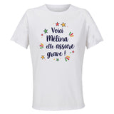 Maillot de Sport Femme Melina Elle Assure - T-Shirt Respirant Polyester Manches Courtes - Cadeau Sportive Anniversaire Noël Fête des Mères