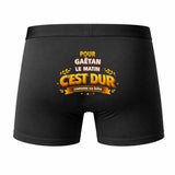Caleçon pour Gaetan C'est Dur - Humour Boxer Coton Idée Cadeau Anniversaire
