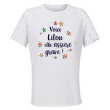 Maillot de Sport Femme Lilou Elle Assure - T-Shirt Respirant Polyester Manches Courtes - Cadeau Sportive Anniversaire Noël Fête des Mères