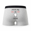 Caleçon Cuisine 2 - Humour Boxer Gris Idée Cadeau Passion