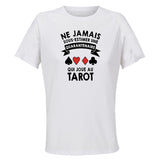 Maillot de Sport Femme Tarot Quarantenaire - T-Shirt Respirant Polyester Manches Courtes - Cadeau Sportive Anniversaire Noël Fête des Mères