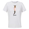 Maillot de Sport Femme Janna Lettre - T-Shirt Respirant Polyester Manches Courtes - Cadeau Sportive Anniversaire Noël Fête des Mères