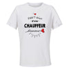 Maillot de Sport Femme Chauffeur Damour - T-Shirt Respirant Polyester Manches Courtes - Cadeau Sportive Anniversaire Noël Fête des Mères