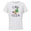 Maillot de Sport Femme Snow C'est La Vie - T-Shirt Respirant Polyester Manches Courtes - Cadeau Sportive Anniversaire Noël Fête des Mères