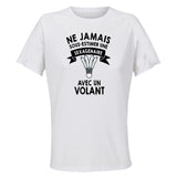 Maillot de Sport Femme Volant Sexagenaire - T-Shirt Respirant Polyester Manches Courtes - Cadeau Sportive Anniversaire Noël Fête des Mères