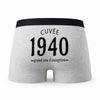 Caleçon Millésime 1940 - Humour Boxer Gris Idée Cadeau Anniversaire