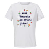 Maillot de Sport Femme pour Alexandra Elle Assure - T-Shirt Respirant Polyester Manches Courtes - Cadeau Sportive Anniversaire Noël Fête des Mères