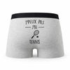 Caleçon J_Peux Pas J_AI Tennis - Humour Boxer Gris Idée Cadeau Passion