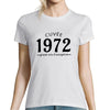 Cuvée 1972 Grand cru d'exception | T-Shirt Anniversaire Femme année de Naissance