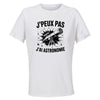 Maillot de Sport Femme Astronomie J'peux Pas - T-Shirt Respirant Polyester Manches Courtes - Cadeau Sportive Anniversaire Noël Fête des Mères