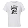 Maillot de Sport Femme Caravane Quarantenaire - T-Shirt Respirant Polyester Manches Courtes - Cadeau Sportive Anniversaire Noël Fête des Mères