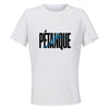 Maillot de Sport Femme Petanque Minimaliste - T-Shirt Respirant Polyester Manches Courtes - Cadeau Sportive Anniversaire Noël Fête des Mères