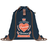 sac a dos femme bleu coton recycle avec pochette cadeau original pour collegue amie prof ou soeur idee cadeau femme noel anniversaire secret santa ou depart a la retraite sac pratique chic et ecoresponsable design breton elegant