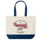 Sac de shopping bleu Conductrice Les Affaires d'Enfer