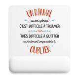 Tapis de souris ergonomique avec repose-poignet, accessoire bureau pour femme et homme, fête des pères, cadeau pas cher, idée cadeau fête des mères, secret santa, départ à la retraite, télétravail et gaming