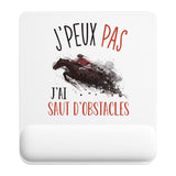 Tapis de souris ergonomique avec repose-poignet, accessoire bureau pour femme et homme, fête des pères, cadeau pas cher, idée cadeau fête des mères, secret santa, départ à la retraite, télétravail et gaming