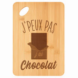 Planche bambou gravée personnalisée femme homme idée cadeau Fête des Mères Fête des Pères apéro papa maman prénom cuisine plateau fromage