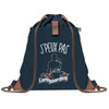 sac a dos bleu coton recycle avec pochette idee cadeau originale pour collegue ami prof ou membre de la famille cadeau mixte noel anniversaire secret santa ou depart au travail sac leger pratique et ecologique design breton moderne
