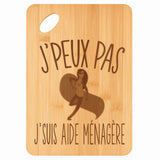 Planche bambou gravée personnalisée femme idée cadeau Fête des Mères apéro 30×20 prénom cuisine plateau fromage anniversaire noel maman mamie