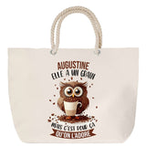 Sac Fête des Mères Mamie Famille Idée Cadeau anniversaire Noël Travail Boulot Métier Départ Retraite Collègue Femme cabas shopping plage