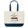 Sac de shopping bleu Bazar d'une Virginie d'amour