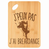 Planche bambou gravée personnalisée femme homme idée cadeau Fête des Mères Fête des Pères apéro papa maman prénom cuisine plateau fromage