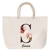 Sac Fête des Mères Mamie Famille Idée Cadeau anniversaire Noël Travail Boulot Métier Départ Retraite Collègue Femme cabas shopping plage