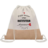 Sac Fête des Pères Papi Papa Cadeau anniversaire Noël Travail Boulot Métier Départ Retraite Collègue Homme cabas shopping plage