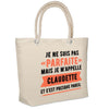 Sac Fête des Mères Mamie Famille Idée Cadeau anniversaire Noël Travail Boulot Métier Départ Retraite Collègue Femme cabas shopping plage