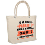 Sac Fête des Mères Mamie Famille Idée Cadeau anniversaire Noël Travail Boulot Métier Départ Retraite Collègue Femme cabas shopping plage