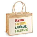 Sac Fête des Mères Mamie MAman Soeur Femme Famille Idée Cadeau anniversaire Noël Travail Boulot Métier Départ Retraite Collègue Femme cabas shopping plage