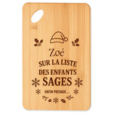 Planche à découper cadeau Noël famille amis papa maman mamie papi, idée cadeau apéro et cuisine, Secret Santa