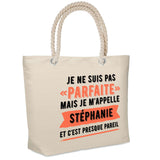 Sac Fête des Mères Mamie Famille Idée Cadeau anniversaire Noël Travail Boulot Métier Départ Retraite Collègue Femme cabas shopping plage