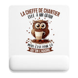 Tapis de souris La Cheffe Chouette grain