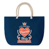 Sac de plage Bleu anse corde Nelly Princesse