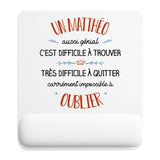 Tapis de souris ergonomique avec repose-poignet, accessoire bureau pour femme et homme, fête des pères, cadeau pas cher, idée cadeau fête des mères, secret santa, départ à la retraite, télétravail et gaming