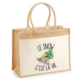Sac Fête des Mères Mamie MAman Soeur Femme Famille Idée Cadeau anniversaire Noël Travail Boulot Métier Départ Retraite Collègue Femme cabas shopping plage