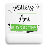 Tapis de souris ergonomique avec repose-poignet, accessoire bureau pour femme et homme, fête des pères, cadeau pas cher, idée cadeau fête des mères, secret santa, départ à la retraite, télétravail et gaming