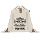 Sac à dos avec pochette Sage-Femme Ministère de la Magie