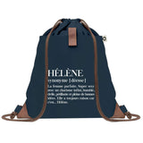 sac a dos femme bleu coton recycle avec pochette cadeau original pour collegue amie prof ou soeur idee cadeau femme noel anniversaire secret santa ou depart a la retraite sac pratique chic et ecoresponsable design breton elegant