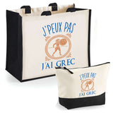 Cabas homme ou femme sac plage ou shopping tote bag pochette trousse Idée cadeau original pour anniversaire Noël travail départ retraite collègue famille fete des mères fetes des pères papa maman mamie papi