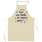 Cadeau Cuisinier cuisinière mère maman papa père mamie papi Vêtement Blouse de protection Barbecue Jardinage Tablier de Travail Tâches ménagères 