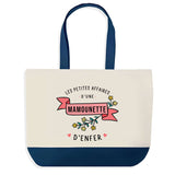 Sac de shopping bleu Mamounette Les Affaires d'Enfer