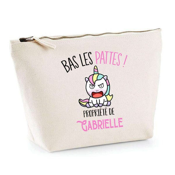 Trousse pochette de rangement maquillage Fête des Mères Mamie Famille Idée Cadeau anniversaire Noël Travail Boulot Métier Départ Retraite Collègue Femme