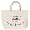 Sac Fête des Mères Mamie Famille Idée Cadeau anniversaire Noël Travail Boulot Métier Départ Retraite Collègue Femme cabas shopping plage