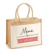 Sac Fête des Mères Mamie MAman Soeur Femme Famille Idée Cadeau anniversaire Noël Travail Boulot Métier Départ Retraite Collègue Femme cabas shopping plage